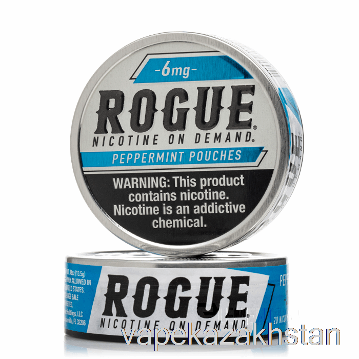 Vape Smoke ROGUE Nicotine Pouches - PEPPERMINT 6mg (5-PACK)